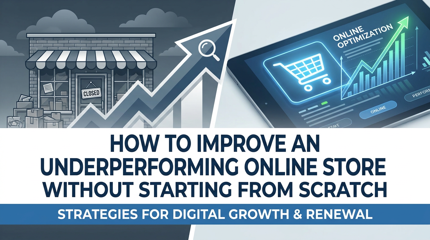 How to Improve an Underperforming Online Store Without Starting from Scratch