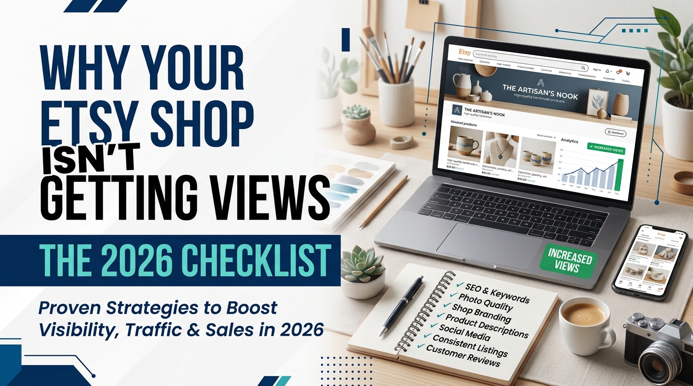 Why Your ETSY Shop Isn't Getting Views: The 2026 Checklist